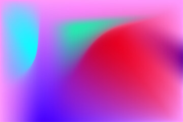 Vivid blurred colorful abstract gradient background