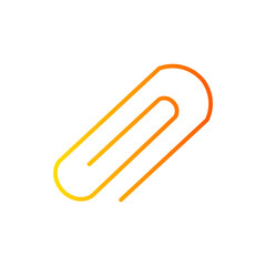 paper clip gradient icon
