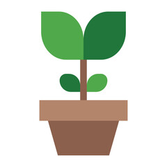 Icon Tree Ilistration Design