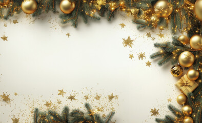 golden christmas background