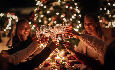 group of people at party