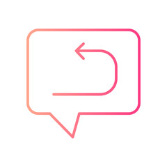 chat gradient icon