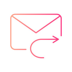 forward email gradient icon