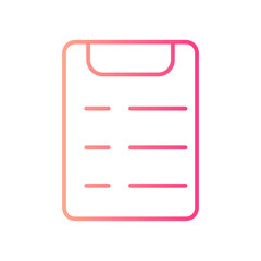 Obraz premium mailing list gradient icon