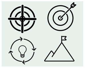 Personal Growth - thin line vector icon set. Pixel perfect. Editable stroke. The set contains icons: Leadership, Learning, Career, Skill, Motivation, Moving Up, Winner, Success, Competition, Ladder of