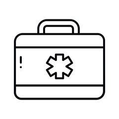 Download this amazing icon of first aid kit, medical box vector design