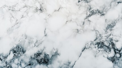 Fototapeta premium Elegant marble texture showing intricate patterns in black and white shades with smooth surface