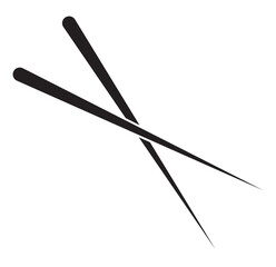 Fototapeta premium Print chopstick glyph icon . 1176