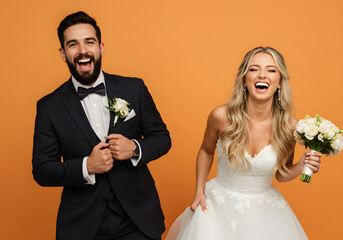 신랑 신부 커플 결혼식 웨딩 사진 이미지 Groom & bride couple wedding
