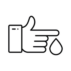 Have a look at this creatively crafted blood test vector design