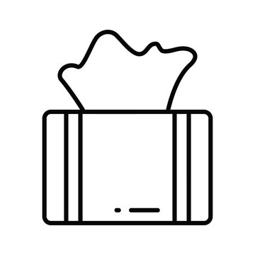 recommend clip art: Vector of tissue box for personal hygiene and care