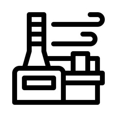 Chernobyl Reactor line icon
