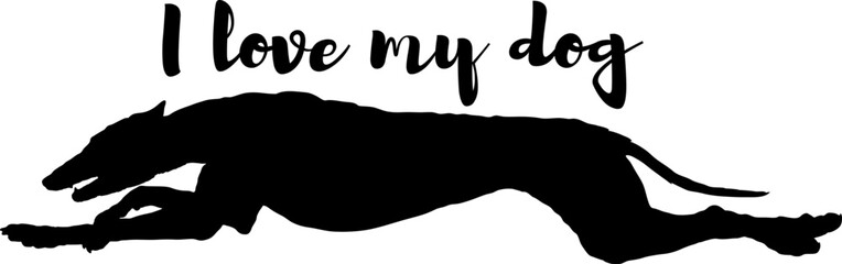 dog silhouette, dog, dog breeds, logo, vector, silhouette, i love my dog, animal, illustration, icon, sign, design, black, symbol, pet, love
