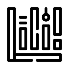 Bvar chart line icon
