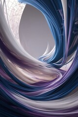 Abstract Business Background Image with Flowing Blue and Purple Hues
