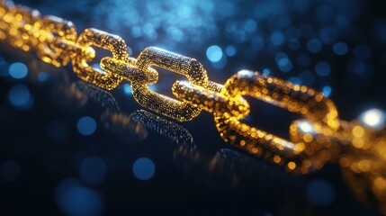 Chain link connection