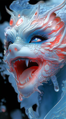 Naklejka premium Concept art of a magical spirit with intricate details 