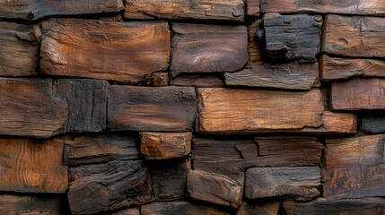 Exploring the Natural Beauty of a Close Up Wooden Wall Texture Ideal for Various Backgrounds and Artistic Projects