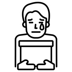 해고 당한 회사원 아이콘