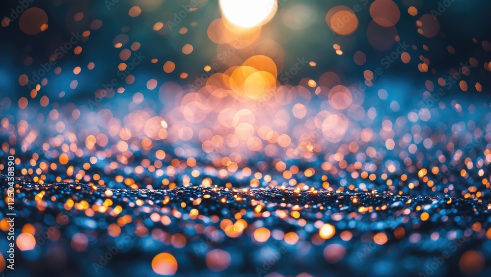 Poster abstract bokeh background with diffuse light and shimmering colors ideal for creative editing and ar