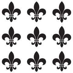 fleur de lis icon vector with trendy design © firoz