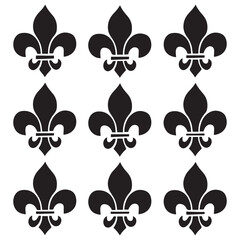 fleur de lis icon vector with trendy design © firoz