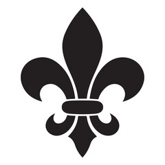 fleur de lis icon vector with trendy design © firoz