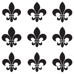 fleur de lis icon vector with trendy design © firoz