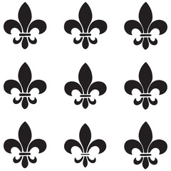 fleur de lis icon vector with trendy design © firoz