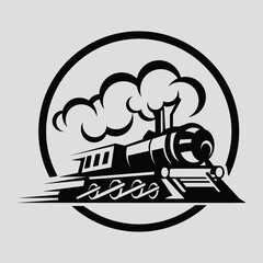 On a station platform. Vector illustration on the subject of train, tram, subway ride