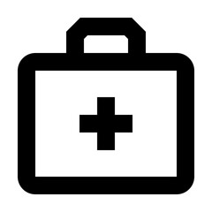 Obraz premium Medical Help - Simple Camping Icon - Outdoor & Nature Exploration