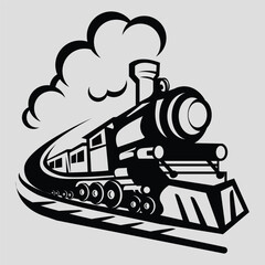 On a station platform. Vector illustration on the subject of train, tram, subway ride