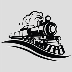 On a station platform. Vector illustration on the subject of train, tram, subway ride