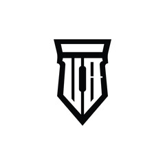 UB monogram logo design letter text name symbol monochrome logotype alphabet character simple logo