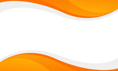 Abstract orange fluid wave background. Modern dynamic wallpaper. Design for banners, templates, posters, sales, business, ads, events, web, and pages. Vector illustration