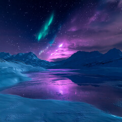 Fototapeta premium sunrise over the mountains