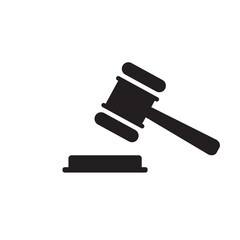 Gavel icon for legal authority and courtroom decision