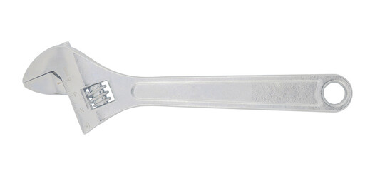 wrench adjustable isolated on a white background. spanner tool for repair