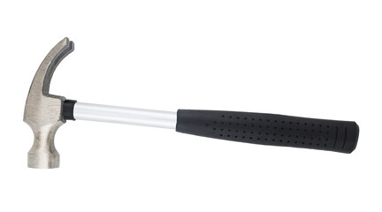 hammer claw isolated white background. tool for handyman, construction