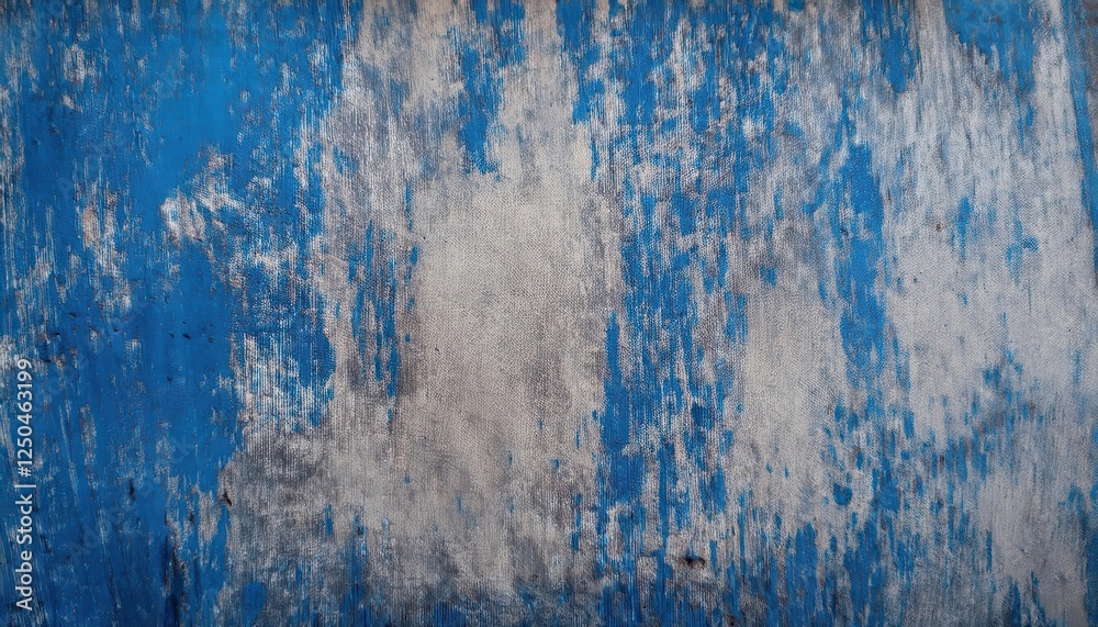 Poster textured blue weathered wall surface with peeling paint resembling abstract sky or water effect for 