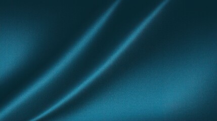 Teal silk fabric texture, soft folds, dark background, design element