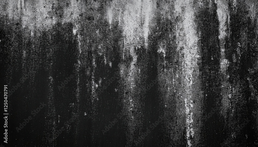Aufkleber textured abstract black and white grunge background with rough vertical pattern, perfect for urban d
