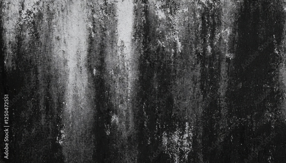 Poster textured abstract black and white grunge background with rough vertical pattern, perfect for urban d