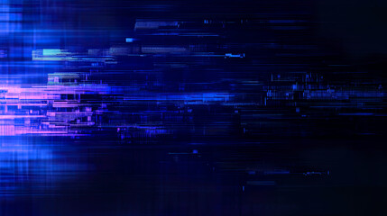 Color glitch overlay digital noise abstract glitch on dark black