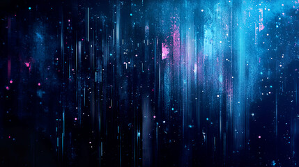 Color glitch overlay digital noise abstract glitch on dark black