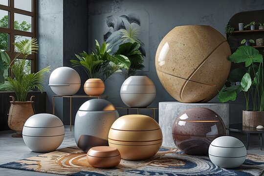 Stunning 3D Rendered Objects Showcase for Engaging Visuals