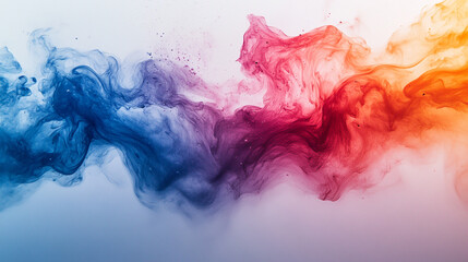 Fototapeta premium Abstract Colorful Ink Swirls Artistic Design Fluid Background Texture Paint Red Blue Style Image 