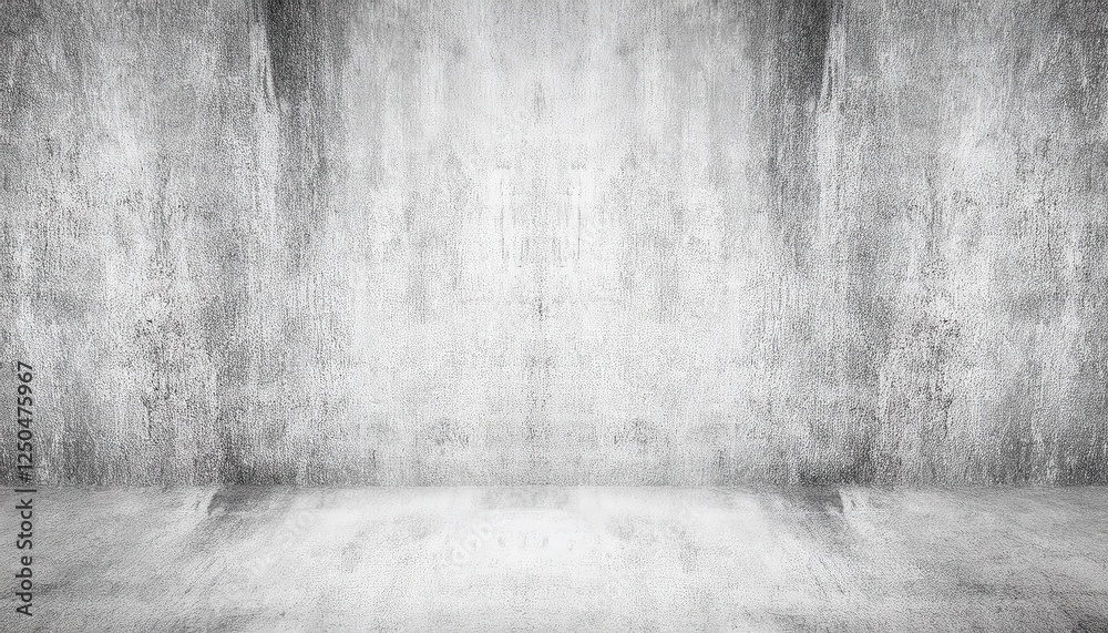 Aufkleber distressed concrete wall texture with symmetrical pattern, subtle grunge background for design, prin