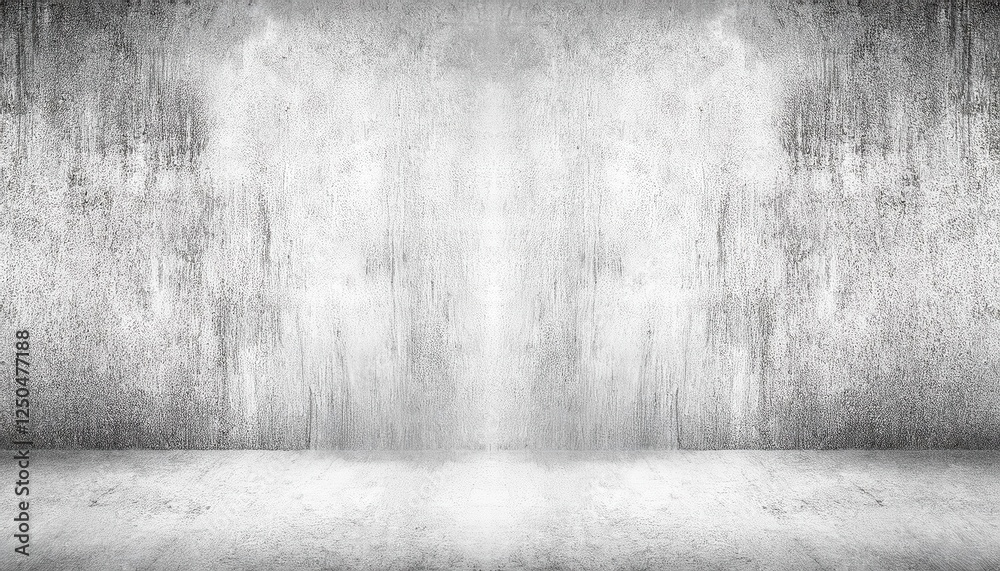 Poster distressed concrete wall texture with symmetrical pattern, subtle grunge background for design, prin