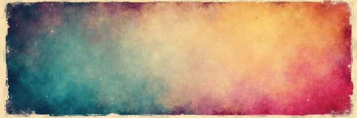 Obraz premium Faded polaroid, taped edges, textured backdrop, design, snapshot, film